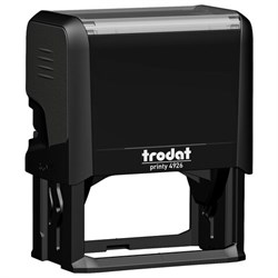 Оснастка для штампа, размер оттиска 75х38 мм, синий, TRODAT 4926, подушка в комплекте, 53109 - фото 16563299