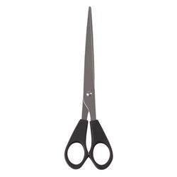 Ножницы STAFF Basic, 180 мм, чёрные, ПВХ чехол с европодвесом, 236939 - фото 16563316