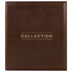 Альбом нумизмата из экокожи для монет и купюр OPTIMA, 245х270 мм, со стартовым комплектом, STAFF, 238075 - фото 16563400