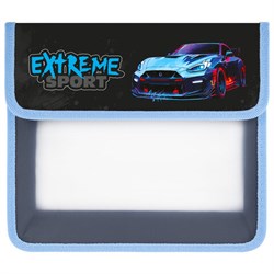 Папка для тетрадей ЮНЛАНДИЯ А5, пластик, 2 отделения, клапан на липучке, Extreme, 272190 - фото 16563707