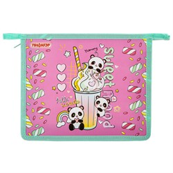 Папка для тетрадей ПИФАГОР А5, 1 отделение, пластик, на молнии, Sweet mood, 272193 - фото 16563708