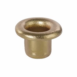 Люверсы золотистые КОМПЛЕКТ 250 шт., внутренний диаметр 4,8 мм, длина 4,6 мм, BRAUBERG, 272764 - фото 16563831