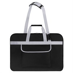 Сумка для художника СУПЕР РАЗМЕР А2+ (62 см х 45 см), чёрная, накладной карман, BRAUBERG ART CLASSIC, 272986 - фото 16563858