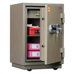 Сейф огнестойкий VALBERG "FRS-73T KL", 732х485х431 мм, 86 кг, два ключевых замка, крепление к полу - фото 16564110