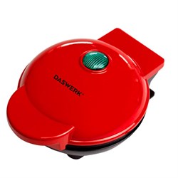 Электровафельница антипригарная для венских и бельгийских вафель-сердечек, 350 Вт, DASWERK (ДАСВЕРК), WM-11, 455657 - фото 16565890