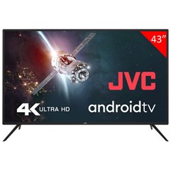 Телевизор JVC LT-43M790, 43" (109 см), 3840x2160, 4К UHD, 16:9, Android TV, Wi-Fi, черный - фото 16565923