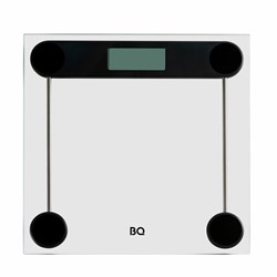 Весы напольные BQ (БИ-КЬЮ) BS1012, электронные, вес до 180 кг, квадрат, стекло, 86191610 - фото 16566159