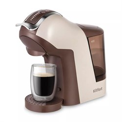 Кофемашина капсульная 3 в 1 NESPRESSO/DOLCEGUSTO/молотый KITFORT KT-7448, 1400 Вт, объем 1 л, бежевый, КТ-7448 - фото 16566193