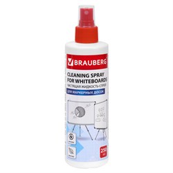Чистящая жидкость-спрей для маркерных досок BRAUBERG, 250 мл, 510119 - фото 16566248