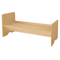 Кровать детская 1400х650х600 мм, ЛДСП, бук бавария, настил ДВП - фото 16566482