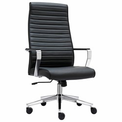 Кресло BRABIX PREMIUM "Solo EX-730", алюминий, хром, экокожа, черное, 532936 - фото 16566734