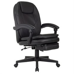 Кресло офисное CH-868N-BF, синхромеханизм, подставка для ног, экокожа, черное, 2018358 - фото 16566789