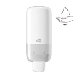 Дозатор для жидкого мыла-пены TORK (Система S4) Elevation, 1 л, белый, 561500 - фото 16567108