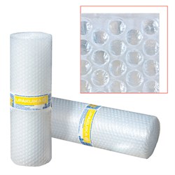 Пленка воздушно-пузырчатая UPAKUIKA, 2-х слойная, 0,4х5 м, плотность 75 г/м2 - фото 16567191
