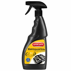 Средство для чистки плит, духовок, грилей от жира/нагара 500 мл, UNICUM (Уникум) "Gold", спрей, 300032 - фото 16567226
