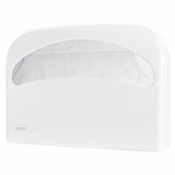 Диспенсер для покрытий на унитаз LAIMA PROFESSIONAL ORIGINAL (V1), 1/2 сложения, белый, ABS-пластик, 605785 - фото 16567291