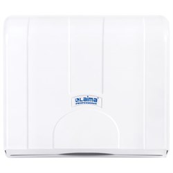 Диспенсер для полотенец LAIMA PROFESSIONAL LSA (Система H2), Z-сложения, белый, ABS, 607991, 3570-0 - фото 16567420