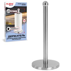 Держатель для бумажных полотенец и рулонных салфеток настольный нержавеющая сталь LAIMA HOME, 608001 - фото 16567428