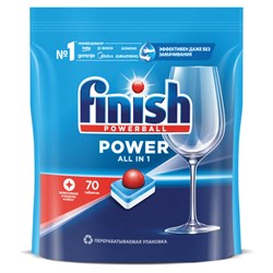 Таблетки для посудомоечных машин 70 шт. FINISH Power "All in 1", 3213237 - фото 16567536