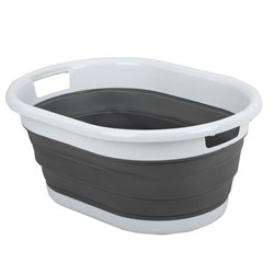 Таз складной силиконовый 26 литров 54,5х39,5 см для дома и дачи, LAIMA Home, 608670 - фото 16567542