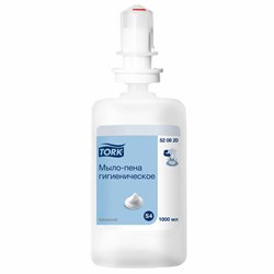 Картридж с жидким мылом-пеной одноразовый Tellus/TORK (Система S4) Advanced, гигиенический эффект, 1 л, 520821 - фото 16567575