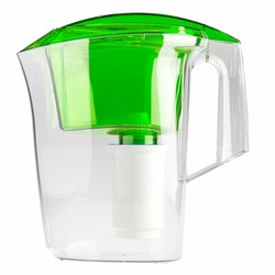 Кувшин-фильтр для очистки воды ГЕЙЗЕР "Дельфин", 3 л, 2 сменных картриджа, зеленый, 62035 - фото 16567651