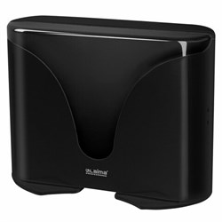 Диспенсер для полотенец EXTRA LAIMA PROFESSIONAL, (Система H2), Z-сложения, черный, ABS-пластик, 609473, 303369 - фото 16567711