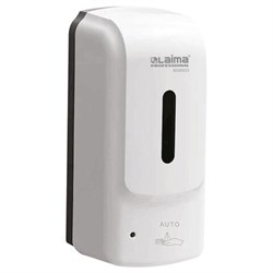 Дозатор для жидкого антисептика LAIMA PROFESSIONAL SUPER, СЕНСОРНЫЙ, 1 л, белый, ABS-пластик, 609503 - фото 16567722