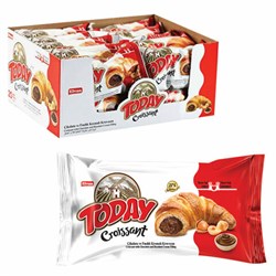 Круассан TODAY с шоколадной начинкой, ТУРЦИЯ, 20 шт. по 40 г, в шоу-боксе, 1378т - фото 16567910