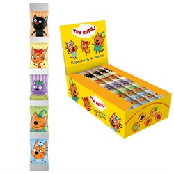 Карамель леденцовая 5+ "Три Кота" с ягодно-фруктовыми вкусами, лента 5 шт. по 3,6 г, PT-1-7 - фото 16568000