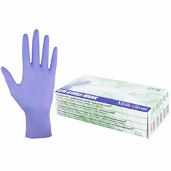 Перчатки нитриловые смотровые SFM Stable-Work/SUPERSOFT N 135, Германия, 50 пар (100 штук), размер 8-9, L (большой) - фото 16568077