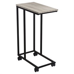 Стол журнальный BRABIX "LOFT CT-001", 450х250х680 мм, на колёсах, металлический каркас, цвет дуб антик, 641860 - фото 16568394