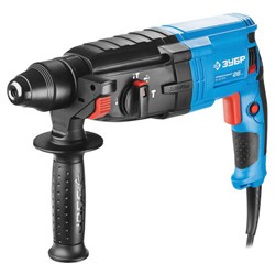 Перфоратор сетевой, 800 Вт, 1200 оборотов/мин, 4800 ударов/мин, патрон SDS+, ЗУБР ЗП-26-800 К - фото 16568782