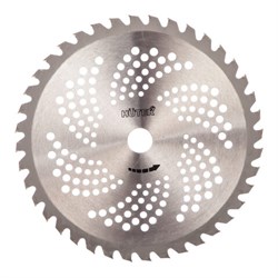 Диск-лезвие c победитовым наконечником HUTER GTD-40TP, диаметр 255 мм, 40 лопастей, 71/2/16 - фото 16568804