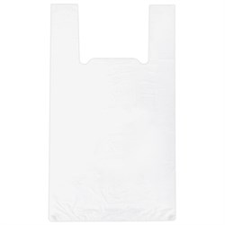 Пакет "майка" КОМПЛЕКТ 100 штук, 28+15х55, ПНД белый, 15 мкм, LAIMA, 700787 - фото 16568925