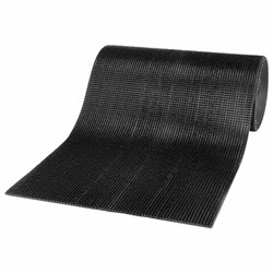 Коврик ДОРОЖКА 0,9х10 м, "ТРАВКА" ЧЕРНЫЙ пластиковый грязезащитный, щетина 10 мм, LAIMA EXPERT, 701070 - фото 16568966