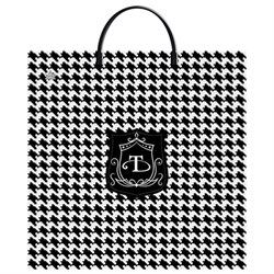 Пакет с пластиковой ручкой ПВД, 36х37 см, "Шанель", 100 мкм, н00112268 - фото 16568981