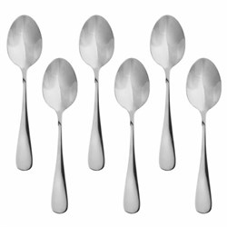 Ложки чайные 13,5 см STANDARD КОМПЛЕКТ 6 шт., нержавеющая сталь, серебристые, ПАКЕТ, DASWERK (ДАСВЕРК), 881142, 609075 - фото 16569096