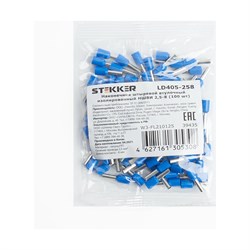 Штыревой втулочный изолированный наконечник Stekker 39435 - фото 16569862