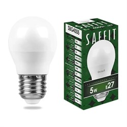 Светодиодная лампа SAFFIT E27 5W 4000K - фото 16571065