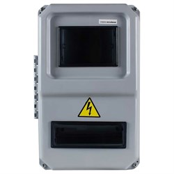 Пластиковый учетно-распределительный навесной корпус KRZMI ВЩУ 3/8 - фото 16572433