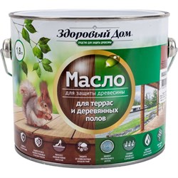Масло для террас и деревянных полов Здоровый дом Лк-00009562 - фото 16581559