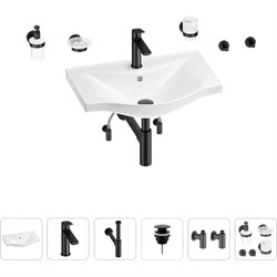 Раковина для ванной Wellsee Bisou - фото 16581852