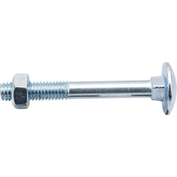Оцинкованный болт Европартнер M6х50 DIN603 8 шт. - фото 16582638
