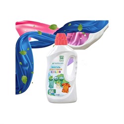 Гель для стирки для цветного белья с энзимами Тысяча озер ЭКО, 1л - фото 16586589