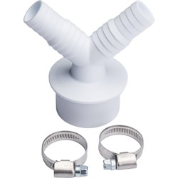 Набор переходник для подключения сливного шланга стиральной или посудомоечной машины СУПРИМПЛАСТ 4WG_50V_1625_2 - фото 16589762