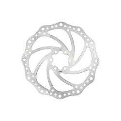 Ротор Juchuang 180 мм, крепление IS6, серебристый - фото 16590114