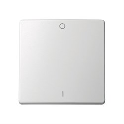 Клавиша для выключателя двухполюсного Simon белый - фото 16590660