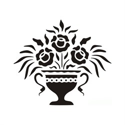 Виниловый трафарет STMDECOR Кампанула - фото 16590674