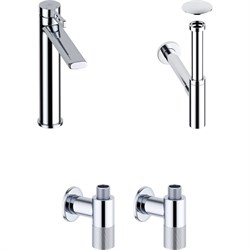 Высокий смеситель для накладной раковины Wellsee ONCE! and forever - фото 16590729